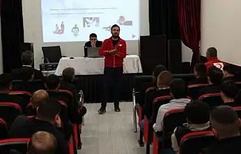 Kızılay'dan M Tipi Cezaevi'nde ilk yardım semineri