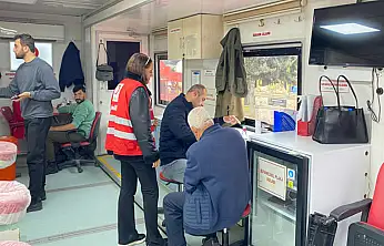 Kızılay Erciş Şubesi'nden kan bağışı kampanyası