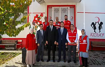 Kızılay Muradiye Şubesi'ne anlamlı ziyaret