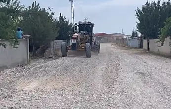 Mollakasım'da yol ve stabilize çalışmaları sürüyor