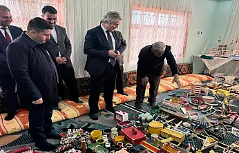 Parkinson hastasının üretim mücadelesine kaymakamdan destek