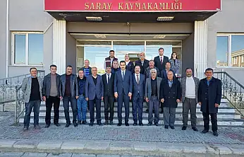 Saray'da tarım çalışmaları değerlendirildi