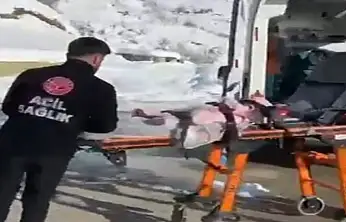 Şemdinli'de yanık olayı: 9 aylık bebek Van'a sevk edildi