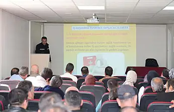 Servis şoförleri ve rehber personellerine iş sağlığı ve güvenliği eğitimi