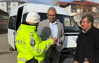 Şube müdürü Bütün'den okul servislerine yakın takip