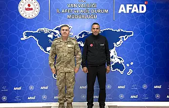 Tuğgeneral Mücahit Avkıran'dan AFAD İl Müdürlüğü'ne ziyaret