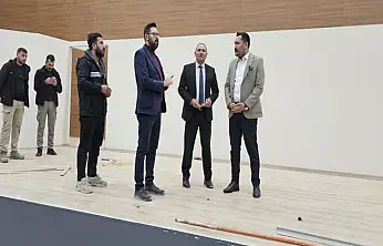 Türkmenoğlu, Kültür Merkezi inşaatında incelemelerde bulundu