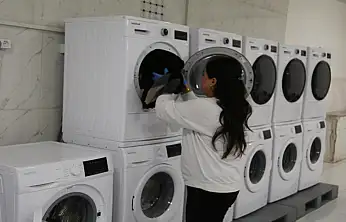 Ücretsiz çamaşırhane hizmete sunuldu