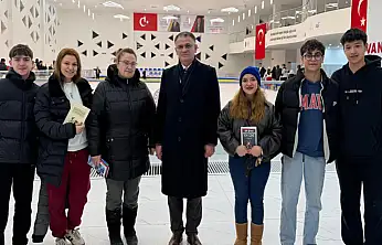 Vali Balcı Buz Pateni Salonu'nda incelemelerde bulundu