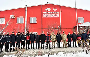 Vali Balcı'dan itfaiye personeline yeni yıl ziyareti