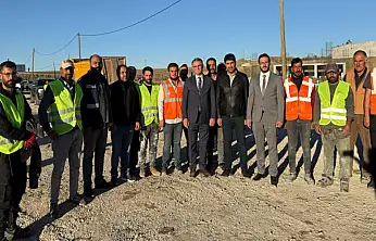 Vali Balcı, yeni sebze hali inşaatında incelemelerde bulundu