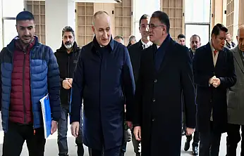 Van'a modern kütüphane: Yapımı süren proje yerinde incelendi