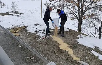 Van Büyükşehir Belediyesi kanatlı hayvanlar için seferber oldu