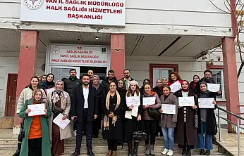 Van'da 21 sağlık çalışanı yenidoğan bakımı eğitimi aldı