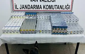 Van'da 3 bin 75 paket kaçak sigara ele geçirildi