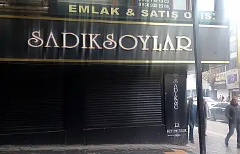 Van'da dolandırıcılık olayından dolayı yakınının kuyumcu dükkânı da kapalı