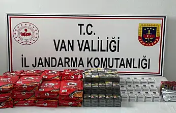 Van'da gümrük kaçağı malzemeler ele geçirildi