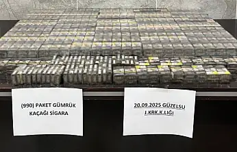 Van'da kaçak sigara ele geçirildi