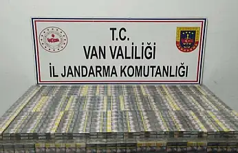 Van'da kaçak sigara ele geçirildi
