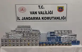 Van'da kaçak sigara ele geçirildi