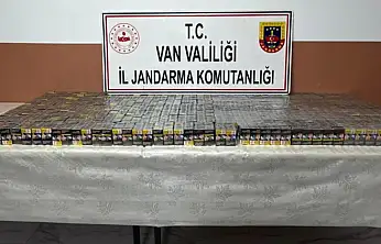 Van'da kaçak sigara ele geçirildi