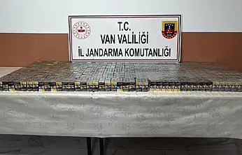 Van'da kaçak sigara ele geçirildi
