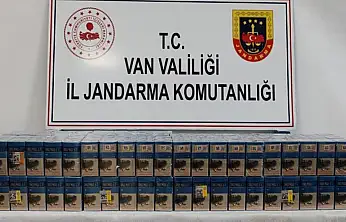 Van'da kaçak sigara ele geçirildi