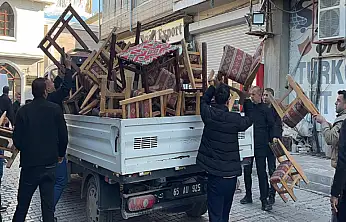 Van'da kaldırım işgaline geçit yok