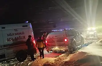 Van'da kar altında hasta kurtarma operasyonu