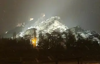 Van'da kar yağışı