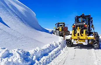 Van'da kardan dolayı kapanan 625 yoldan 586'sı açıldı
