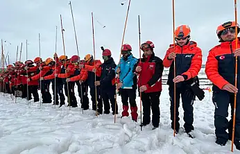 Van'da nefes kesen çığ tatbikatı gerçeği aratmadı