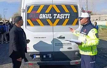 Van'da okul servisleri denetlendi