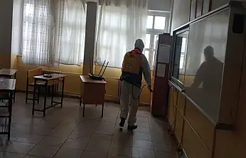 Van'da okullarda ilaçlama çalışması