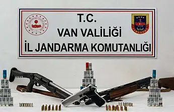 Van'da ruhsatsız silah operasyonu