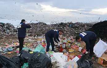 Van'da son kullanma tarihi geçmiş 1 ton gıda imha edildi