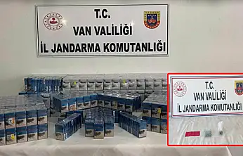 Van'da uyuşturucu ve sigara ele geçirildi