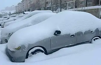 Van'da yoğun kar yağışı