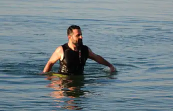 Van Gölü'nde eksi 9 derecede yüzme mesaisi