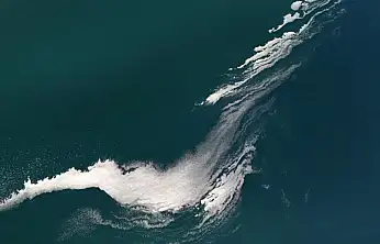 Van Gölü yüzeyindeki köpüklenme şaşırttı