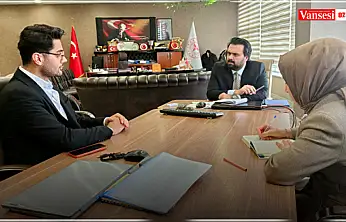 Van il sağlık müdürlüğü'nde açık kapı buluşmaları sürüyor