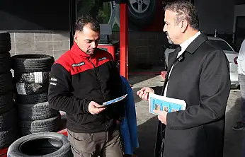 Van oto sanayi sitesi'nde çevre farkındalığı çalışması