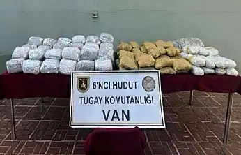 Van sınır hattında uyuşturucu ele geçirildi