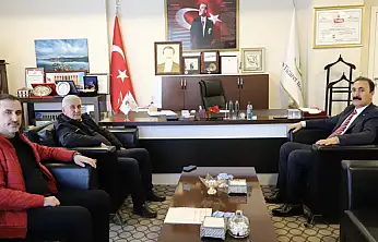 Van Ticaret Borsası Başkanı Süer, Aslan'ı makamında ağırladı