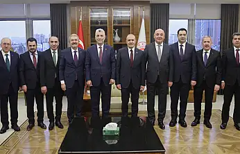 VAN TSO heyeti Ticaret Bakanı Bolat'la görüştü