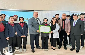 Vanlı öğrencilerin projesi birincilik ödülü aldı