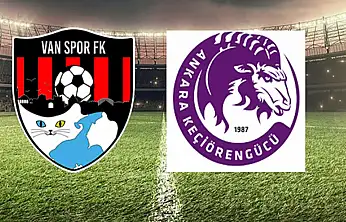 Vanspor, Ankara Keçiörengücüspor maçının ilk onbiri belli oldu
