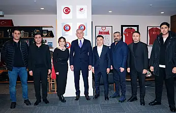 Vanspor FK Yönetiminden TFF Başkanı Hacıosmanoğlu'na ziyaret