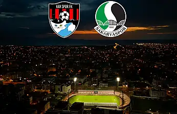 Vanspor-Sakaryaspor maçının ilk on birleri belli oldu