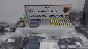 Ağrı’da kaçakçılık operasyonu